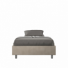 Letto Sommier imbottito Matrimoniale francese 140x190 cm Azelia