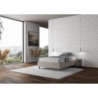 Letto Sommier imbottito Matrimoniale francese 140x190 cm Azelia