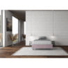 Letto Sommier imbottito Matrimoniale francese 140x190 cm Azelia