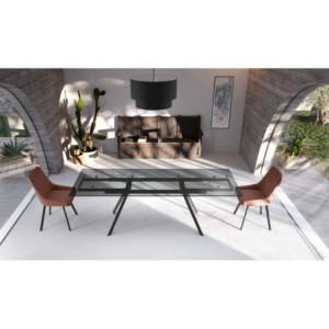Tavolo Allungabile 160 / 240 x 90 cm Smokey 90cm X 160 / 240cm H 76cm Stones