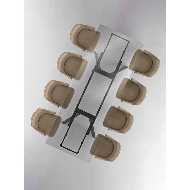 Tavolo Allungabile 160 / 240 x 90 cm Smokey 90cm X 160 / 240cm H 76cm Stones