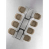 Tavolo Allungabile 160 / 240 x 90 cm Smokey 90cm X 160 / 240cm H 76cm Stones