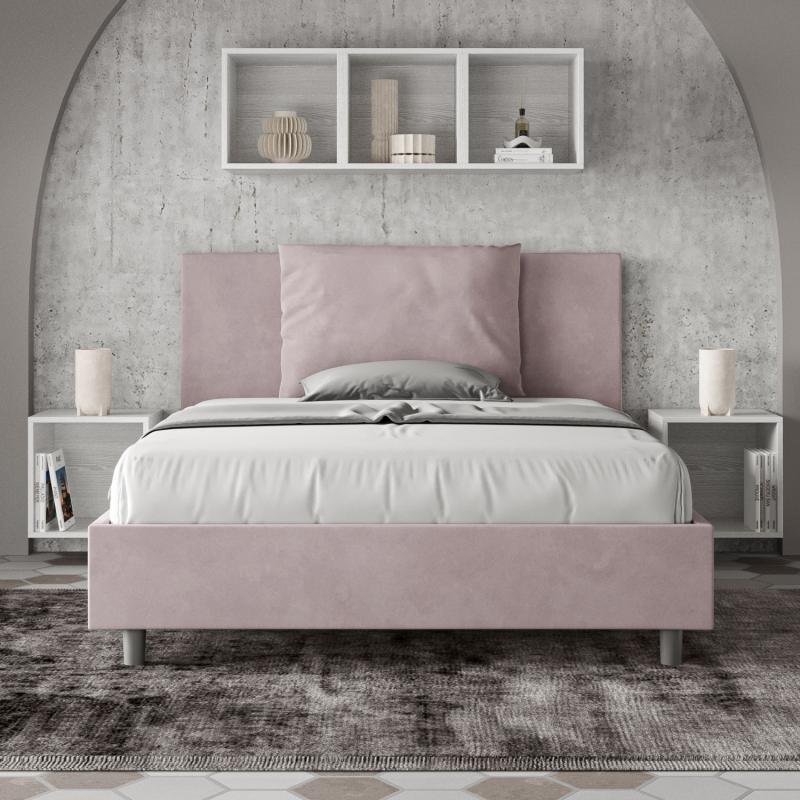 Letto imbottito Matrimoniale francese 140x190 cm Antea