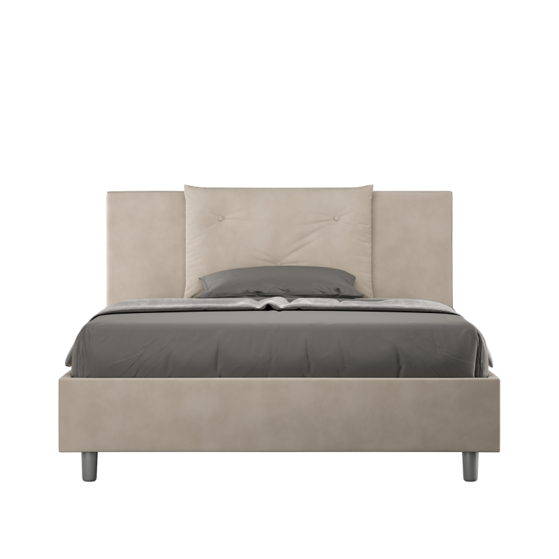 Letto imbottito Matrimoniale francese 140x190 cm Appia