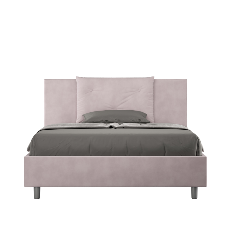Letto imbottito Matrimoniale francese 140x190 cm Appia