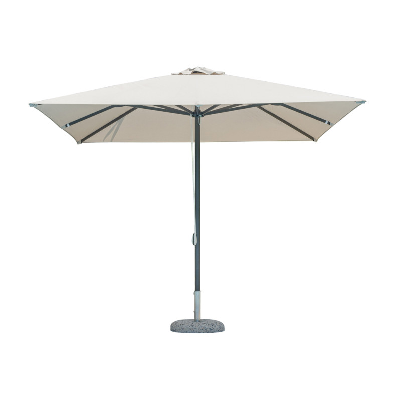 Ombrellone Roma 3x3 m antracite Made in Italy Moia robusto e elegante