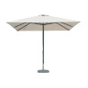 Ombrellone Roma 3x3 m antracite Made in Italy Moia robusto e elegante