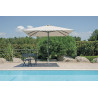 Ombrellone Roma 3x3 m antracite Made in Italy Moia robusto e elegante