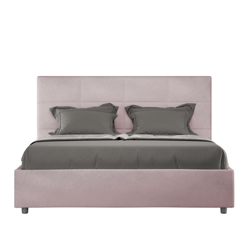 Letto imbottito Matrimoniale francese 140x190 cm Mika
