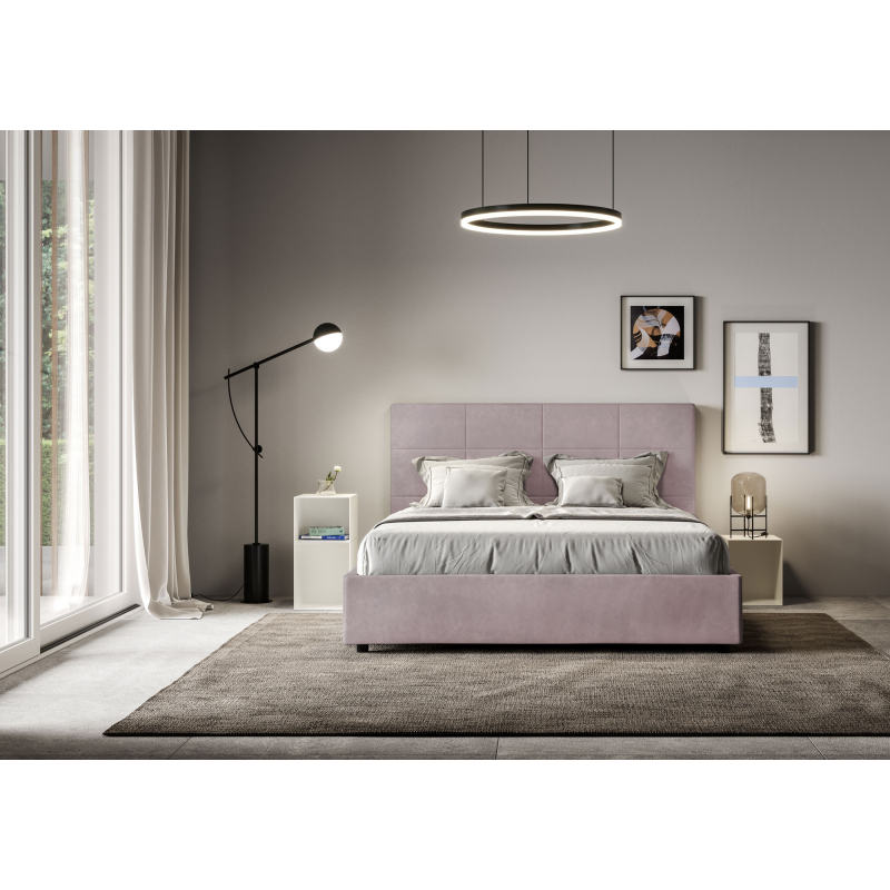 Letto imbottito Matrimoniale francese 140x190 cm Mika