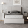 Letto imbottito Matrimoniale francese 140x210 cm Mika