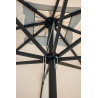 Ombrellone Roma 3x3 m antracite Made in Italy Moia robusto e elegante