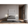 Letto imbottito Matrimoniale francese 140x190 cm Focus