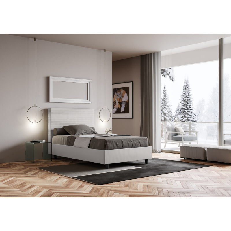 Letto imbottito Matrimoniale francese 140x190 cm Focus
