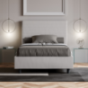 Letto imbottito Matrimoniale francese 140x210 cm Focus
