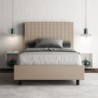 Letto imbottito Matrimoniale francese 140x190 cm Sunny
