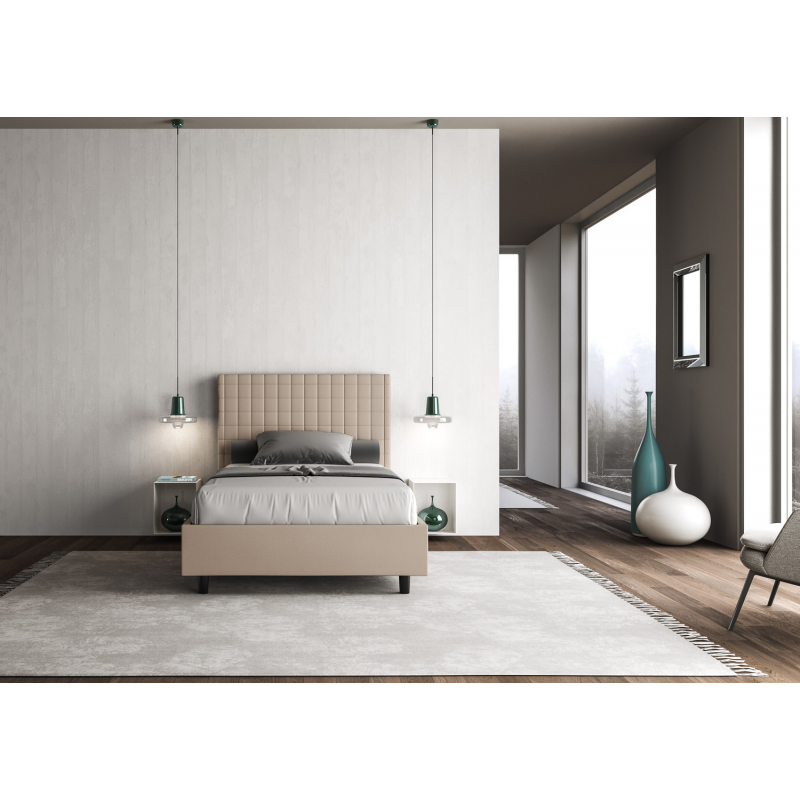 Letto imbottito Matrimoniale francese 140x190 cm Sunny