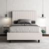 Letto imbottito Matrimoniale francese 140x210 cm Sunny
