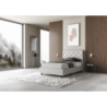 Letto imbottito Matrimoniale francese 140x190 cm Priya