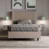 Letto imbottito Matrimoniale francese 140x190 cm Goya