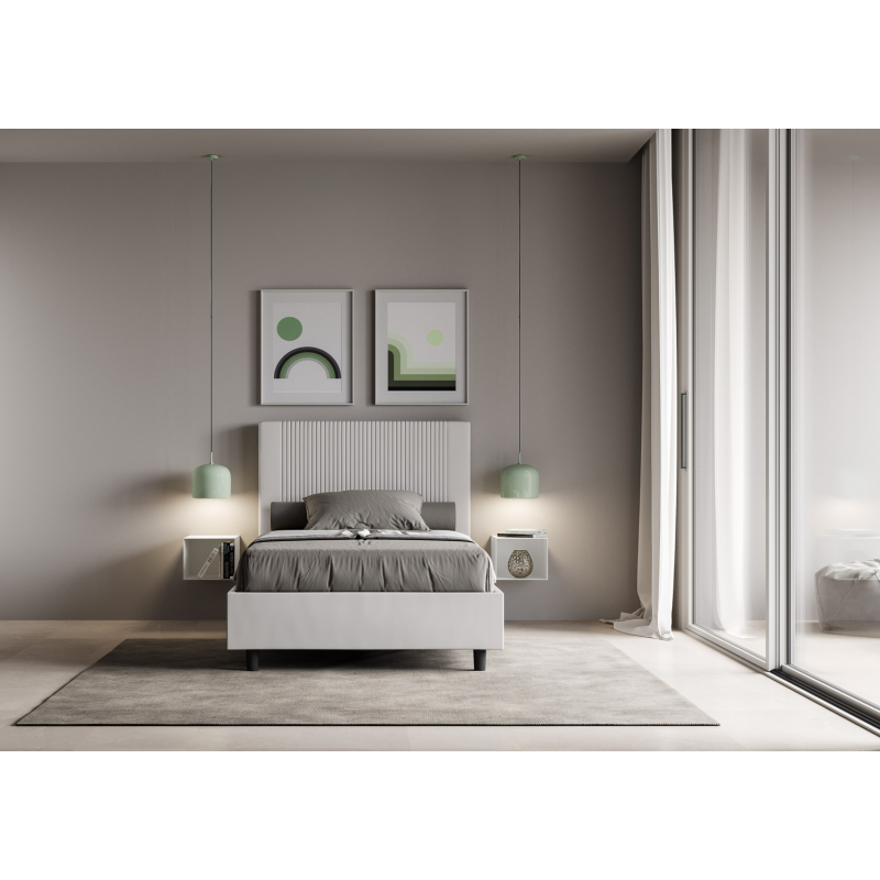 Letto imbottito Matrimoniale francese 140x200 cm Goya
