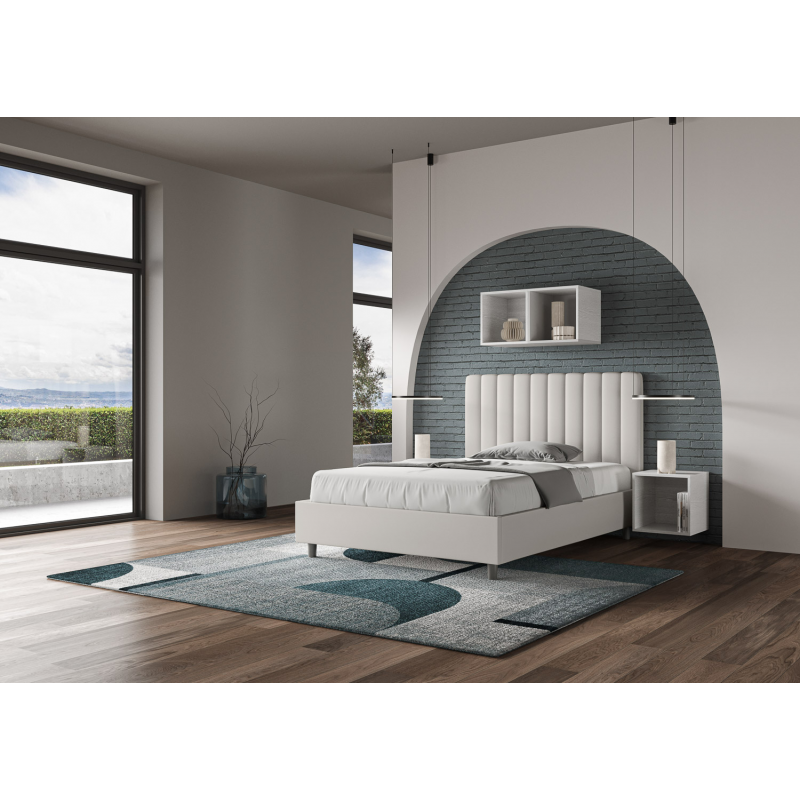 Letto imbottito Matrimoniale francese 140x190 cm Agueda
