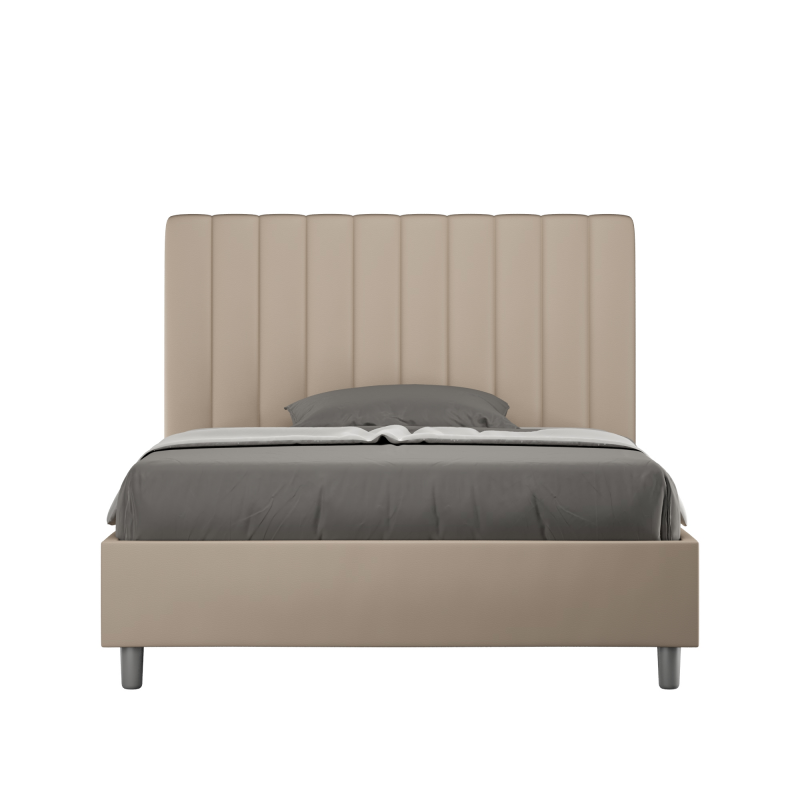 Letto imbottito Matrimoniale francese 140x190 cm Agueda
