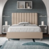 Letto imbottito Matrimoniale francese 140x190 cm Agueda