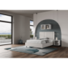 Letto imbottito Matrimoniale francese 140x190 cm Agueda