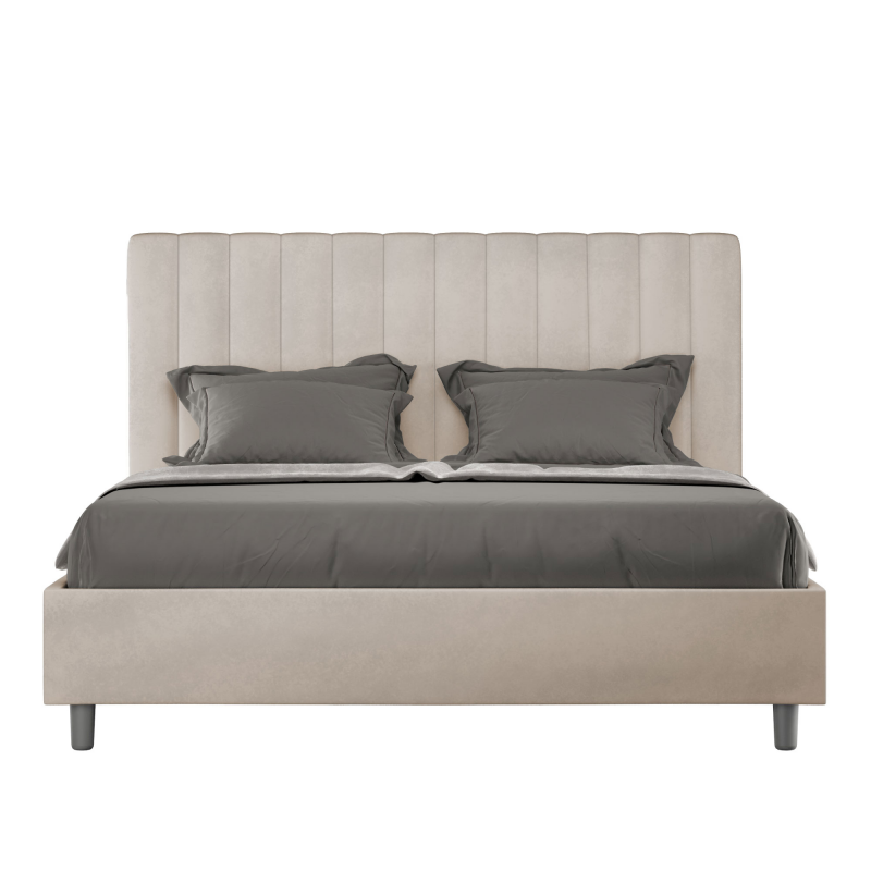 Letto imbottito Matrimoniale francese 140x190 cm Agueda