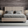 Letto imbottito Matrimoniale francese 140x190 cm Agueda