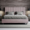 Letto imbottito Matrimoniale francese 140x190 cm Agueda