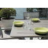 Tavolo alluminio allungabile San Donato tortora Moia 180-240x90