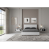 Letto Matrimoniale francese 140x190 cm testata inclinata Demas