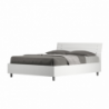 Letto Matrimoniale francese 140x190 cm testata inclinata con doghe Ankel