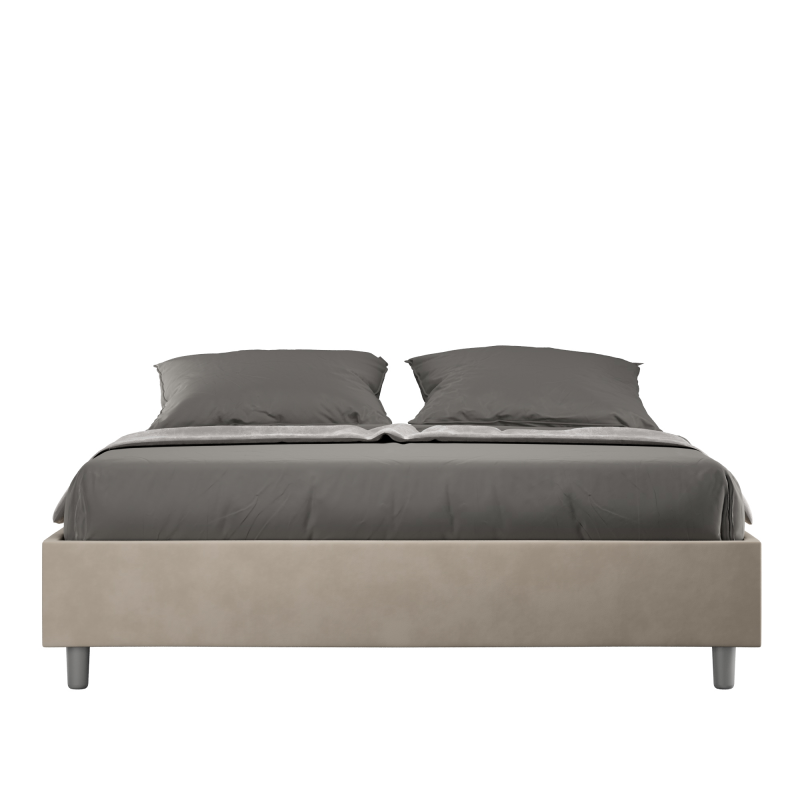 Letto Sommier imbottito Matrimoniale 160x190 cm Azelia