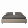 Letto Sommier imbottito Matrimoniale 160x190 cm Azelia