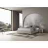 Letto Sommier imbottito Matrimoniale 160x190 cm Azelia
