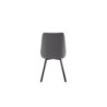 Set di 4 Sedie in Microfibra Fox 48cm X 60cm H 87cm Stones