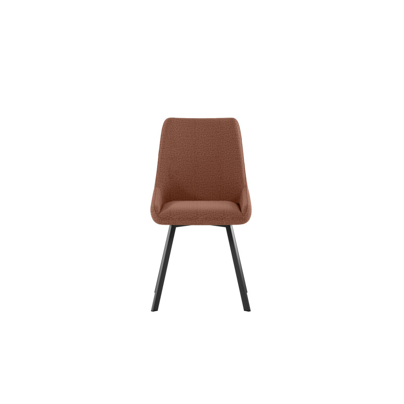 Set di 4 Sedie in Microfibra Fox 48cm X 60cm H 87cm Stones