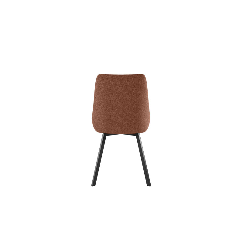 Set di 4 Sedie in Microfibra Fox 48cm X 60cm H 87cm Stones