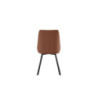 Set di 4 Sedie in Microfibra Fox 48cm X 60cm H 87cm Stones