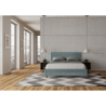 Letto imbottito Matrimoniale 160x190 cm tessuto Aragona Adele