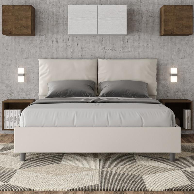 Letto imbottito Matrimoniale 160x190 cm Antea