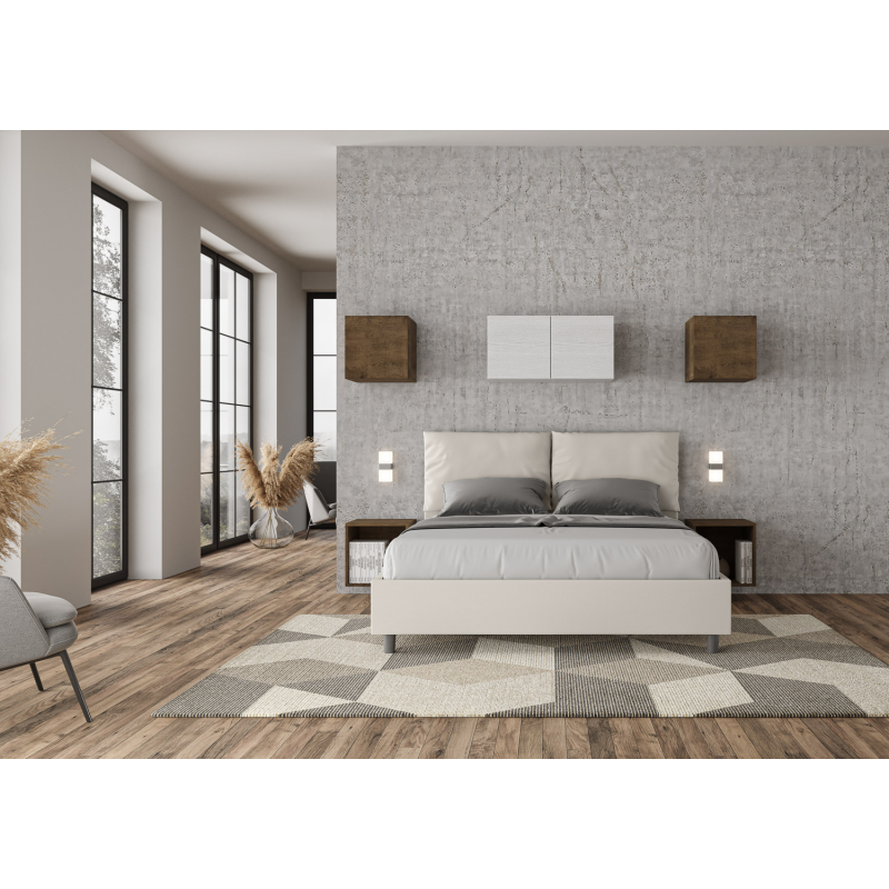 Letto imbottito Matrimoniale 160x190 cm Antea
