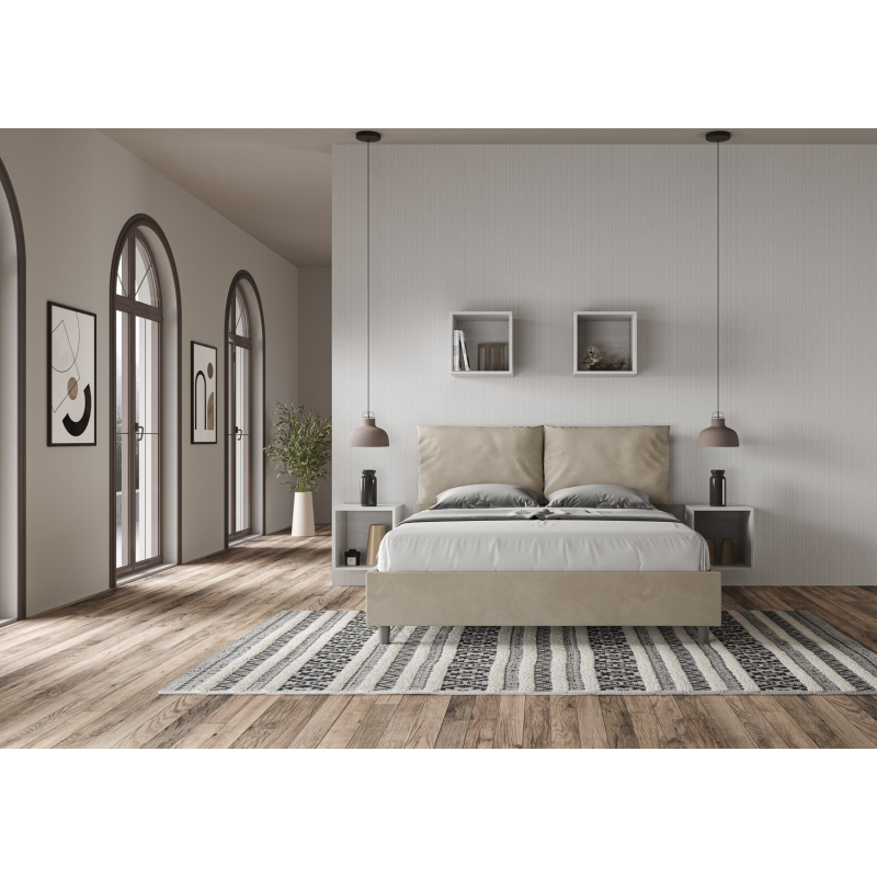 Letto imbottito Matrimoniale 160x190 cm Antea