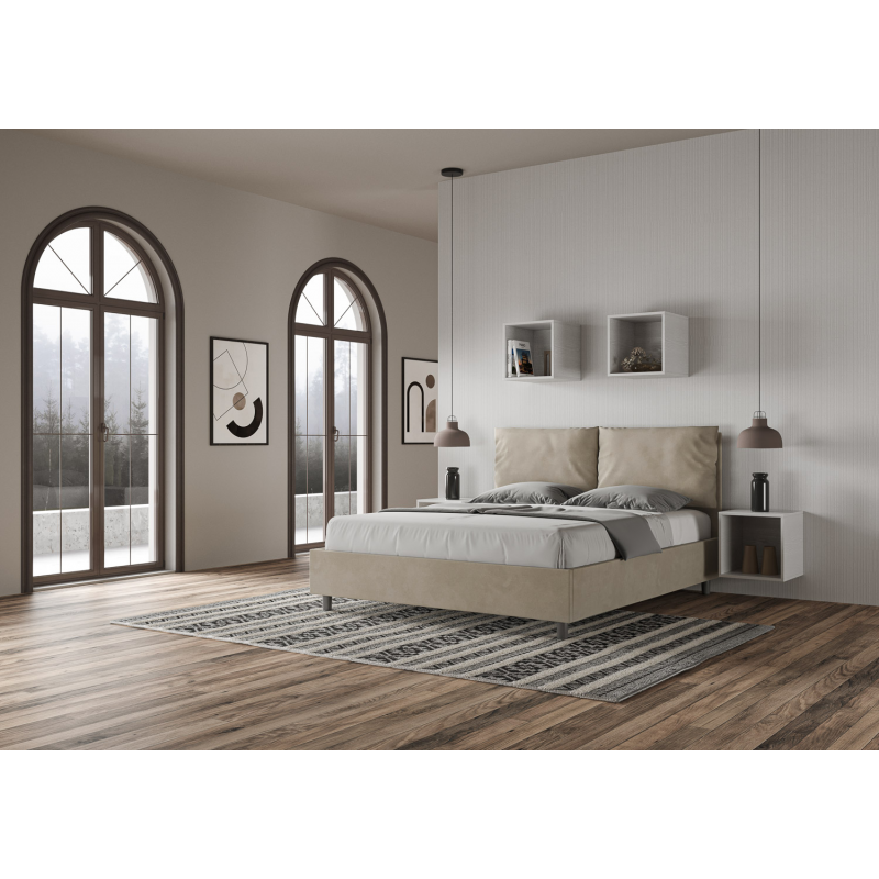 Letto imbottito Matrimoniale 160x190 cm Antea