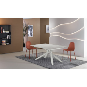Tavolo allungabile con top in melaminico Pulse 25 90cm X 140-190cm H 76cm Stones