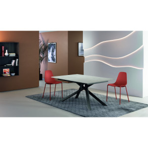 Tavolo allungabile con top in melaminico Pulse 25 90cm X 140-190cm H 76cm Stones