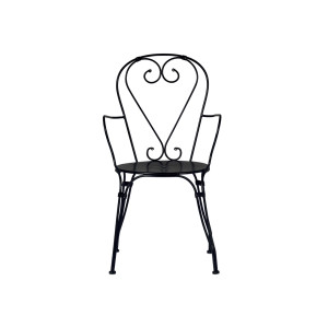 Set 2 Sedie Stresa Moia con braccioli ferro esterno resistente